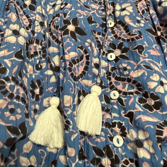 Cleobella Cora Mini Paisley Dress Womens Large - Picture 6 of 12